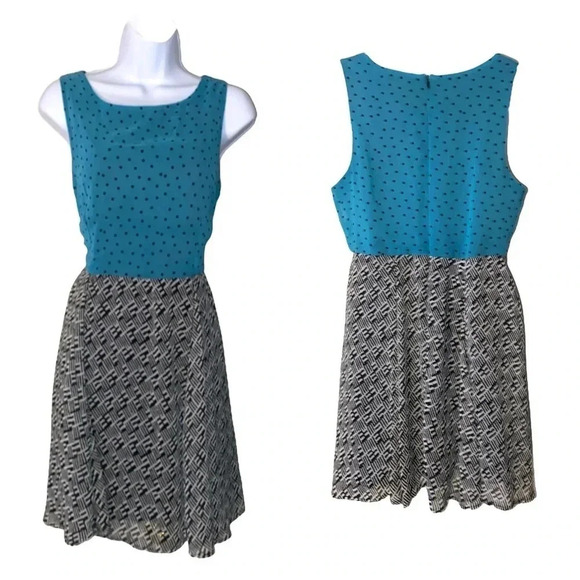 Bar III Womens Polka Dot Sleeveless Dress Size XL, Fully Lined, Sleeveless - Picture 2 of 6